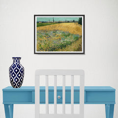 Ezposterprints - Wheatfield | Van Gogh Art Reproduction - 16x12 ambiance display photo sample