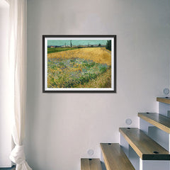 Ezposterprints - Wheatfield | Van Gogh Art Reproduction - 24x18 ambiance display photo sample