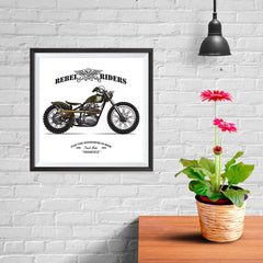 Ezposterprints - The Goodness In Ride Vintage Chopper - 10x10 ambiance display photo sample