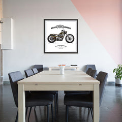 Ezposterprints - The Goodness In Ride Vintage Chopper - 32x32 ambiance display photo sample
