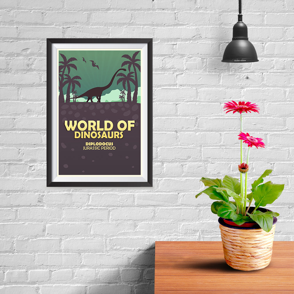 Ezposterprints - Diplodocus | World of Dinosaurs Posters - 08x12 ambiance display photo sample