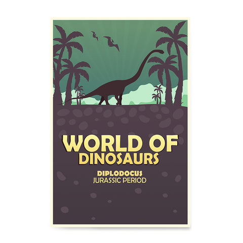 Ezposterprints - Diplodocus | World of Dinosaurs Posters