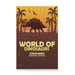 Ezposterprints - Stegosaurus | World of Dinosaurs Posters