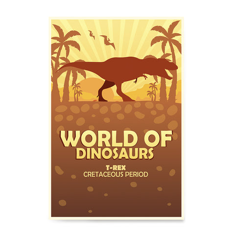 Ezposterprints - T-Rex | World of Dinosaurs Posters