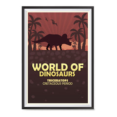 Ezposterprints - Triceratops | World of Dinosaurs Posters ambiance display photo sample