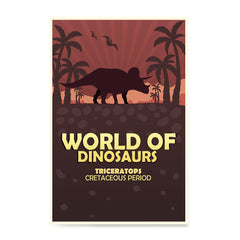 Ezposterprints - Triceratops | World of Dinosaurs Posters
