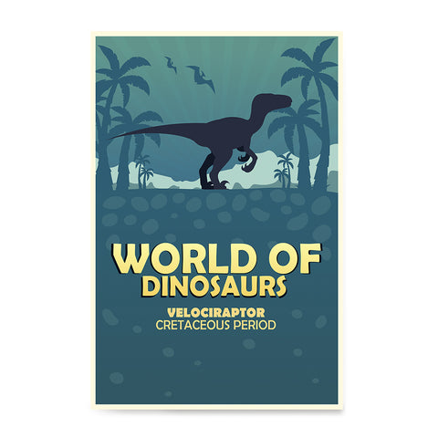 Ezposterprints - Velociraptor | World of Dinosaurs Posters