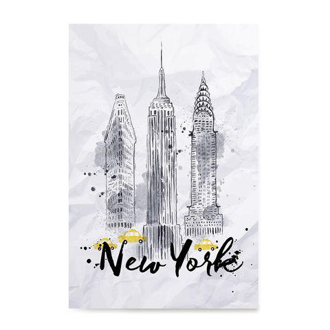 Ezposterprints - New York City Watercolor Poster