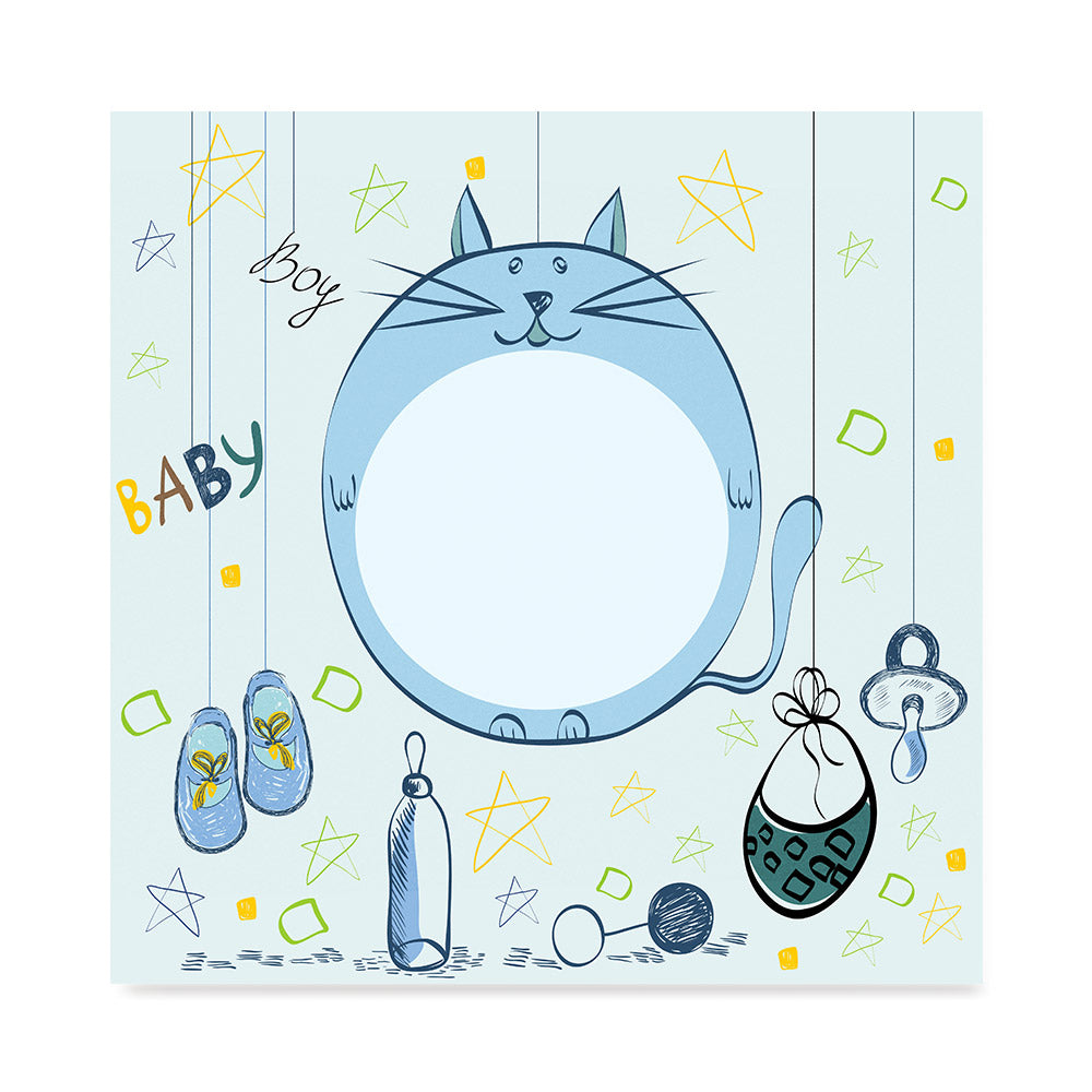 High quality Baby Cat for Boys, Baby Shower Decoration Poster poster prints