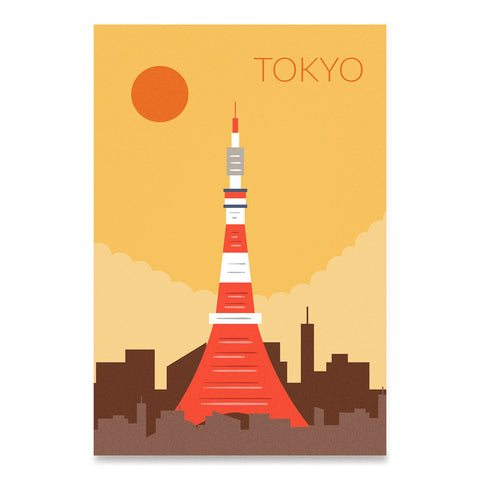 World Cities Retro Posters: Tokyo